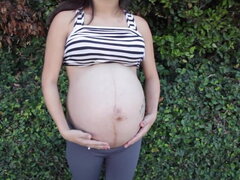 calle embarazada-Una Joven Embarazada