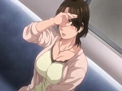 Mamá tetona hentai japonesa caliente gangbanged